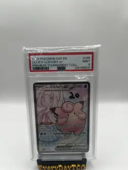 2025 POKEMON SVP PROMO PREMIUM TOURNAMENT COLLECTION LILLIE'S CLEFAIRY EX PSA 9 - Image 1