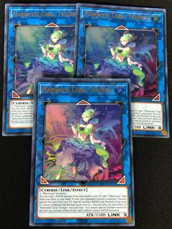YUGIOH MARINCESS CORAL TRIANGLE LED9-EN033 1ST ULTRA X3 (NM) - Image 1