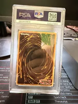 2011 YU-GI-OH! STOR-STORM OF RAGNAROK #EN038 THOR, LORD OF THE AESIR PSA 9 - Image 2