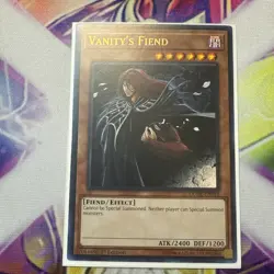 Yugioh - Vanity's Fiend - DUDE-EN034 - 1st Edition Ultra Rare - Near Mint NM - Image 1