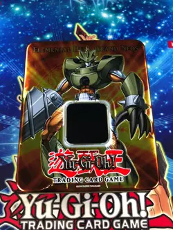 YUGIOH 2007 ELEMENTAL HERO GRAND NEOS COLLECTABLE TIN! (EMPTY) - Image 1