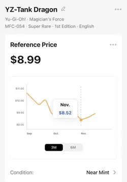 Konami Yu-Gi-Oh! YZ-Tank Dragon MFC-054 VWXYZ Dragon Catapult Cannon 1st Edition - Image 3