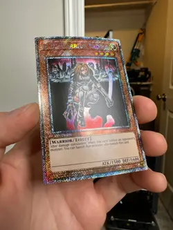 (RA03) Yu-Gi-Oh! TCG 1x D.D. Warrior Lady (Platinum Secret Rare) RA03-EN129 NM - Image 2