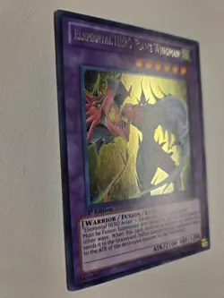 Elemental Hero Flame Wingman LCGX-EN045 Secret Rare Yugioh 1st Edition LP - Image 2