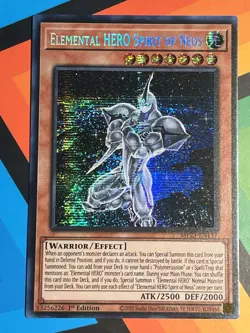 Yugioh Elemental HERO Spirit of Neos MP23-EN117 Secret Rare 1st Ed NM x1 - Image 1