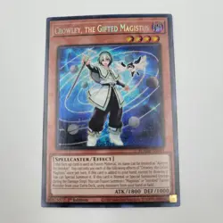 Crowley, The Gifted Magistus 1st Edition Secret Rare BLMM-EN044 (NM) Yu-Gi-Oh! - Image 2