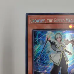 Crowley, The Gifted Magistus 1st Edition Secret Rare BLMM-EN044 (NM) Yu-Gi-Oh! - Image 3