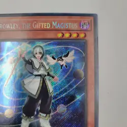 Crowley, The Gifted Magistus 1st Edition Secret Rare BLMM-EN044 (NM) Yu-Gi-Oh! - Image 4