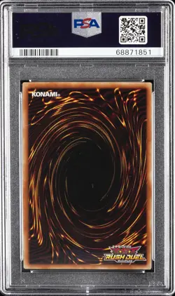 2020 YU-GI-OH! RUSH DUEL JAPANESE #JP001 RED-EYES BLACK DRAGON PSA 9 - Image 2