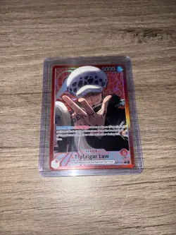 One Piece TCG OP14-001 Trafalgar Law Leader Alt Art AA Card Game CCG English - Image 3