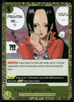One Piece The Azure Sea's Seven You'll Frighten Me R OP14-118 - Image 1