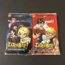 Ten (10) BANDAI CCG TCG ZATCH BELL! The Card Battle Series 1 Booster Packs - Image 1