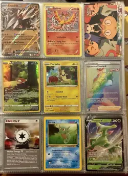 Vintage Pokemon Card Collection - No Binder Lot 5 Pages - Holo - Modern LP/NM - Image 3