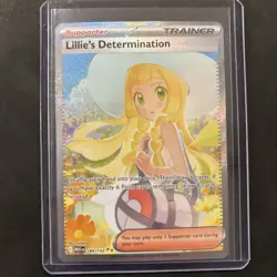 Pokemon TCG Lillie's Determination Mega Evolution Card 184/132 SIR English - Image 1