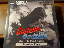 GODZILLA VS GODZILLA CARD GAME BOOSTER PACK BOX UNOPENED 7 PACKS 12 CARDS EACH - Image 1