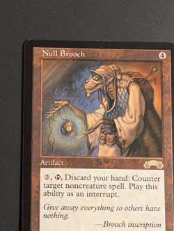 MTG Card - 1x Null Brooch - Exodus - LP/MP - Vintage Rare - Magic The Gathering - Image 5