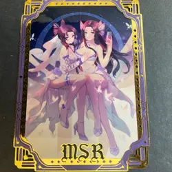 Goddess Story Gold METAL Card - Maiden Party - Serial Number #/100! Demon Slay - Image 1