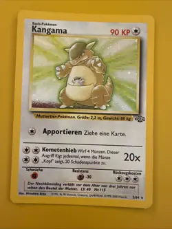 Pokemon Card - Kangaskhan Kangama Jungle German 5/64 Holo Rare - Image 1