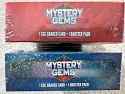 POKEMON MYSTERY GEMS LOT OF 2 BOXES CGC GRADED CARD + BOOSTER PACK **NEW** - Image 4