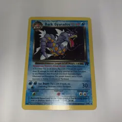 Dark Gyarados Holo Rare Unlimited - Team Rocket 8/82 - Vintage Pokemon Card LP - Image 1