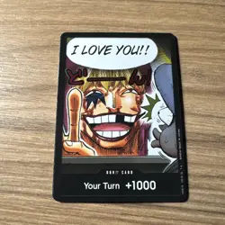 Don!! Card I Love You!! - Alt Art - One Piece Kingdoms Of Intrigue - English NM - Image 1