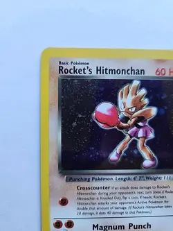 Rocket's Hitmonchan Holo Rare 11/132 Gym Heroes Near Mint NM Pokemon Card - Image 2