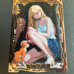 Goddess Story Gold METAL Card - Serial Number #/200! Anime Marin Dress Up *READ - Image 1