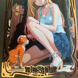 Goddess Story Gold METAL Card - Serial Number #/200! Anime Marin Dress Up *READ - Image 3