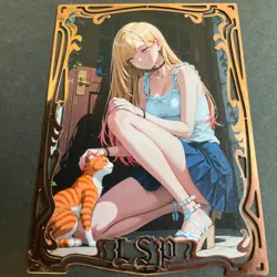 Goddess Story Gold METAL Card - Serial Number #/200! Anime Marin Dress Up *READ - Image 4