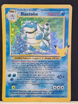 Pokemon Card - Blastoise 2/102 Celebrations 25th Anniversary Holo Rare - NM/MT - Image 2
