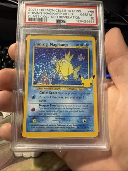 Pokemon TCG Shining Magikarp Celebrations Classic Collection Card 66/64 PSA 10 - Image 1
