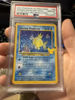 Pokemon TCG Shining Magikarp Celebrations Classic Collection Card 66/64 PSA 10 - Image 3