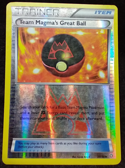 Pokemon TCG Team Magma's Great Ball Reverse Holo Card 31/34 Double Crisis #CA10 - Image 1