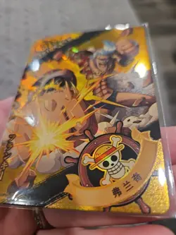 One Piece Trading Card Fish Man Island Franky GR08 PACK FRESH Rainbow HOLO - Image 2