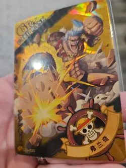 One Piece Trading Card Fish Man Island Franky GR08 PACK FRESH Rainbow HOLO - Image 3