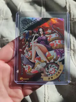 One Piece Treasure Chest Set Anime Trading Card Foil Holo SR Boa Hancock - Image 1