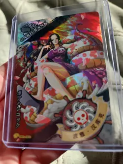 One Piece Treasure Chest Set Anime Trading Card Foil Holo SR Boa Hancock - Image 4