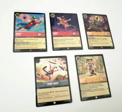 Disney Lorcana Theme Lot - Goofy Theme Lot of 5 Cards - Image 1