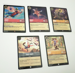 Disney Lorcana Theme Lot - Goofy Theme Lot of 5 Cards - Image 2