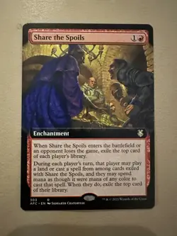 MTG - Share the Spoils Extended - Adventures in the Forgotten Realms - NM - Image 1