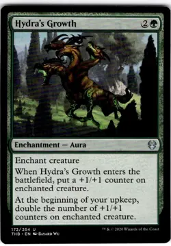 MTG Hydra's Growth Theros Beyond Death Uncommon #172 - Image 1