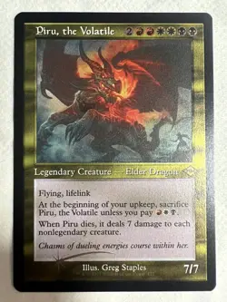 Piru, the Volatile (Retro Frame) (Foil Etched) #422 NM Modern Horizons 2 - Image 1