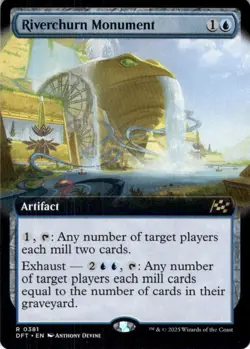 MTG Riverchurn Monument (Extended Art) (381) | NM | Aetherdrift {DFT} - Image 1