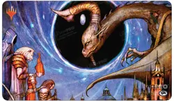 Ultra Pro OFFICIAL Playmat MTG Deliver Unto Evil War of the Spark Seb McKinnon - Image 1