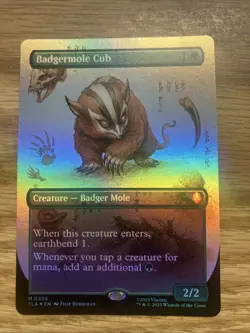 Badgermole Cub - #326 Foil Borderless - Avatar - Mtg - Image 1