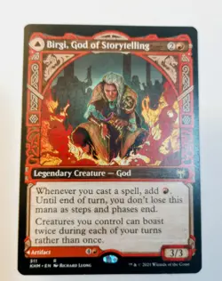 Birgi, God of Storytelling (Showcase) Kaldheim Regular - Image 1