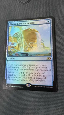 Riverchurn Monument Aetherdrift FOIL #57 Magic the Gathering Aetherdrift - Image 1