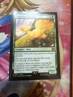 Traveling Chocobo 210 Final Fantasy Magic the Gathering - Image 1