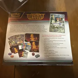 Obsidian Flames Pokemon Center ETB Elite Trainer Box Sealed Pokemon - Image 3