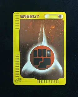 2002 Pokemon TCG Japanese McDonald's Basic Fighting Lightning Energy Holo -RU14 - Image 1